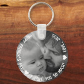 Aangepaste Daddy-sleutelhanger, Ik hou van jou Dad Sleutelhanger (Voorkant)