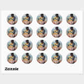 Aangepaste Daddy Sticker, Ik Hou Van Jou Daddy Fot Ronde Sticker (Vel)