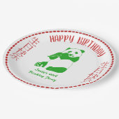 Aangepaste dag in het menu Chinees restaurant Papieren Bordje (Gekanteld)