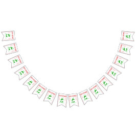 Aangepaste dag in het menu Chinees restaurant Vlaggetjes