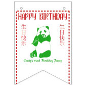 Aangepaste dag in het menu Chinees restaurant Vlaggetjes (Eerste vlag)