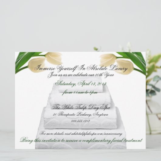 Aangepaste dag-ruimteredag-evenementen kaart (Staand voorkant)