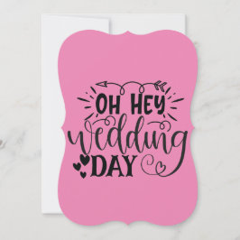 Aangepaste dag van de bruiloft save the date