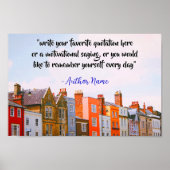 Aangepaste dagelijkse citaten / Maak je eigen cita Poster (Voorkant)