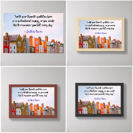 Aangepaste dagelijkse citaten / Maak je eigen cita Poster