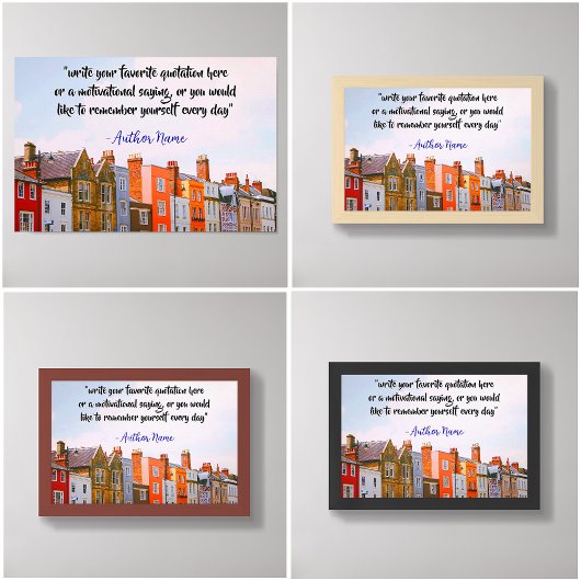 Aangepaste dagelijkse citaten / Maak je eigen cita Poster