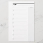Aangepaste dagelijkse ongedateerde planner mini bi briefpapier (Voorkant)