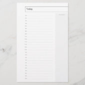 Aangepaste dagelijkse ongedateerde planner mini bi briefpapier (Voorkant)
