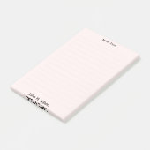 Aangepaste dagelijkse planner post-it® notes (Schuin)