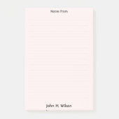 Aangepaste dagelijkse planner post-it® notes (Voorkant)