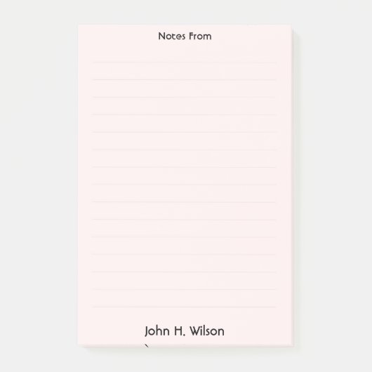 Aangepaste dagelijkse planner post-it® notes (Voorkant)