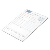 Aangepaste dagelijkse taken Groot Notitieblok (Schuin)