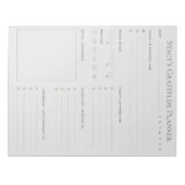 Aangepaste Daily Gratitude Planner Notitieblok (Voorkant)