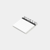 Aangepaste  Daisy Floral Art-kaartjes Post-it® Notes (Schuin)