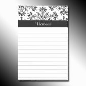 Aangepaste Daisy Floral Art Lined Stickie Post-it® Notes