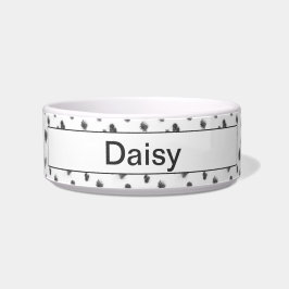 Aangepaste Dalmatian Fur Pet Bowl Voerbakje