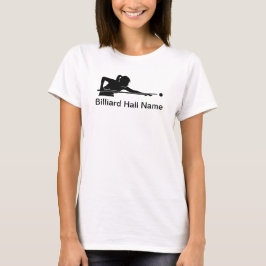 Aangepaste dames biljartzaal T-shirts