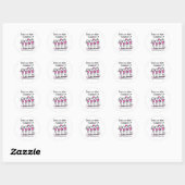 Aangepaste Dames Golfcompetitie Onderscheidingstic Ronde Sticker (Vel)