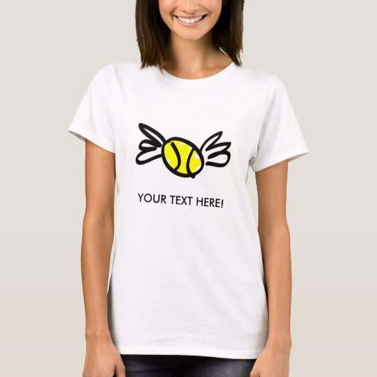 Aangepaste Dames Spaghetti Tennis Top (Voorkant)
