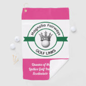 Aangepaste Damesgolftoernooi creëren Golfhanddoek (Insitu)