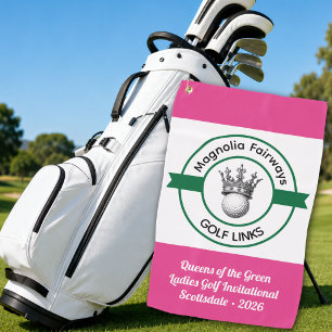 Aangepaste Damesgolftoernooi creëren Golfhanddoek