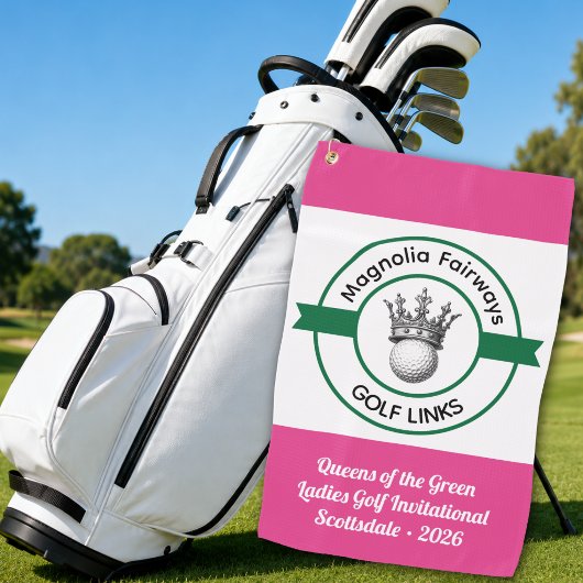 Aangepaste Damesgolftoernooi creëren Golfhanddoek