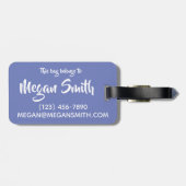 Aangepaste Dance Bag Lyrical Modern Dancer Class Bagagelabel (Achterkant horizontaal)