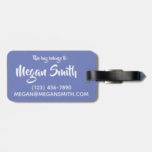 Aangepaste Dance Bag Lyrical Modern Dancer Class Bagagelabel (Achterkant horizontaal)