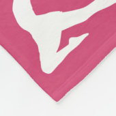 Aangepaste DANCE-naam en kleurendeken Fleece Deken (Hoek)