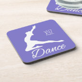 Aangepaste DANCE-onderzetters voor monogram en kle Bier Onderzetter (Linkerzijde)