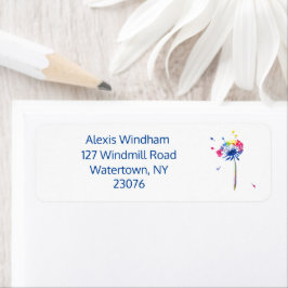 Aangepaste Dandelion Etiket