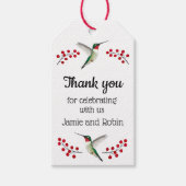 Aangepaste Dank je wel Cadeaulabel (Voorkant)