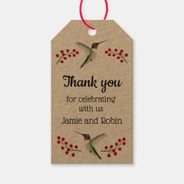 Aangepaste Dank je wel Cadeaulabel