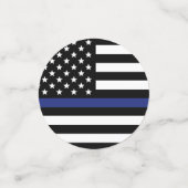 Aangepaste dank Politie Officier Pensioen Partij Confetti (Kleine voorkant)