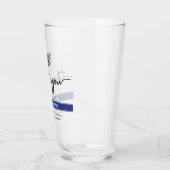 Aangepaste dank Politieagent Pensioengeschenk Glas (Links)