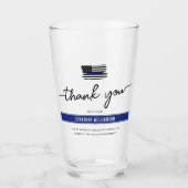 Aangepaste dank Politieagent Pensioengeschenk Glas (Voorkant)