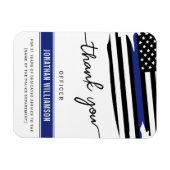 Aangepaste dank Politieagent Pensioengeschenk Magneet (Horizontaal)