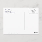 Aangepaste dank u Bloemenmand Briefkaarten (Achterkant)