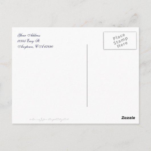 Aangepaste dank u Bloemenmand Briefkaarten (Achterkant)