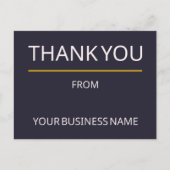 Aangepaste dank u Briefkaart Sjabloon (Voorkant)