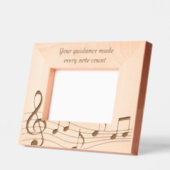 Aangepaste dank u geëtste houten foto gegraveerde lijstjes (Links)