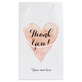 Aangepaste dank u huwelijksfeest gunst cadeau zakk klein cadeauzakje (Achterkant)