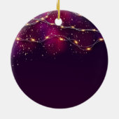 Aangepaste dank voor de naam van de Circler-famili Keramisch Ornament (Achterkant)