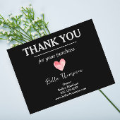Aangepaste Dankbetuiging Kleine Zaken Briefkaart