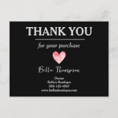 Aangepaste Dankbetuiging Kleine Zaken Briefkaart (Voorkant)