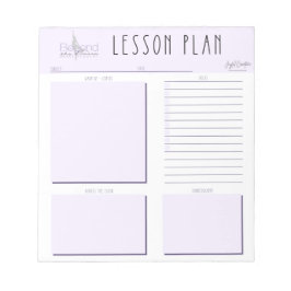 Aangepaste dans-lesson Planner - voorbij de barriè Notitieblok