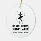 Aangepaste dans Ornamenten, gepersonaliseerde ball Keramisch Ornament (Links)