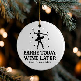Aangepaste dans Ornamenten, gepersonaliseerde ball Keramisch Ornament