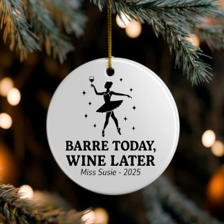 Aangepaste dans Ornamenten, gepersonaliseerde ball Keramisch Ornament