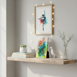 Aangepaste danser fotoplaat